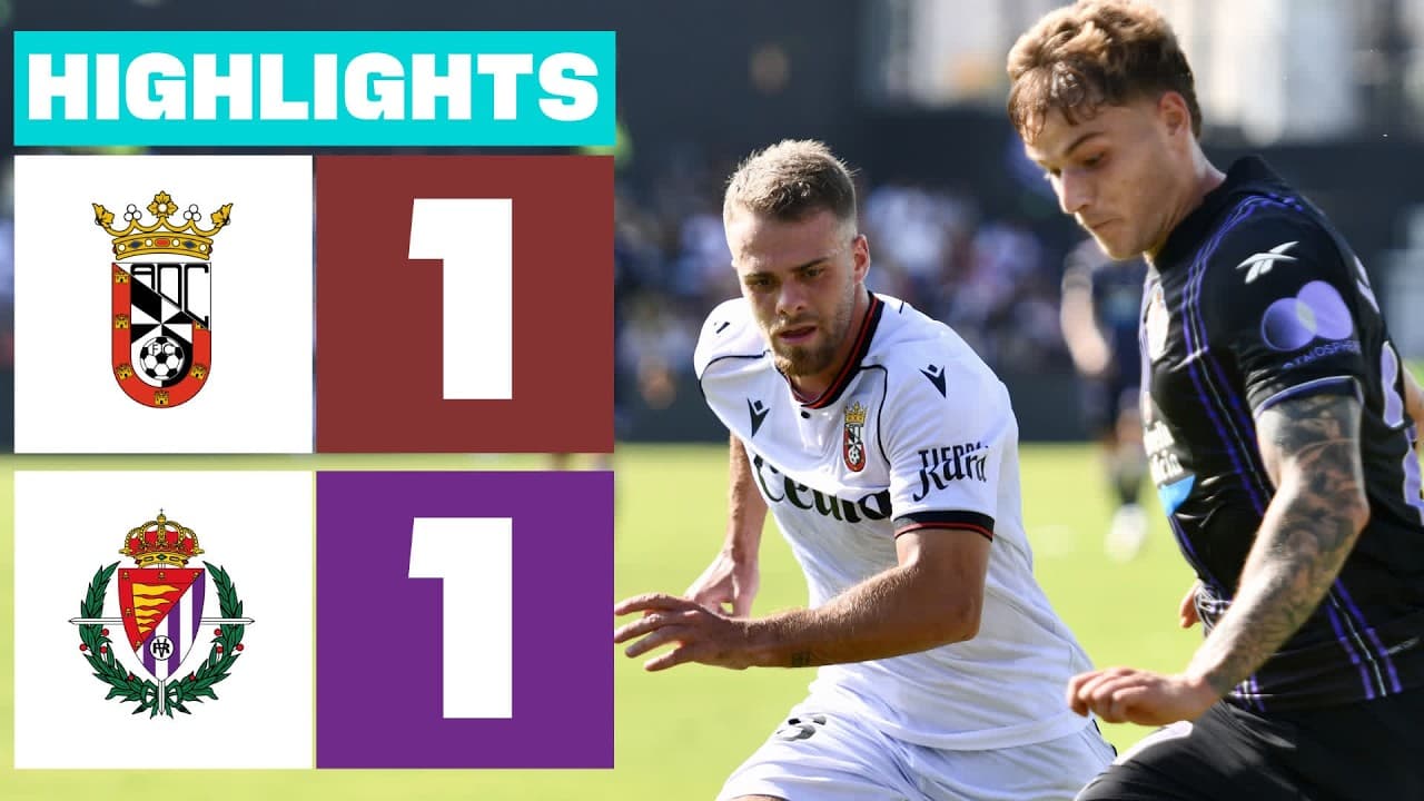 AD CEUTA FC 1 - 1 REAL VALLADOLID | RESUMEN LALIGA HYPERMOTION thumbnail