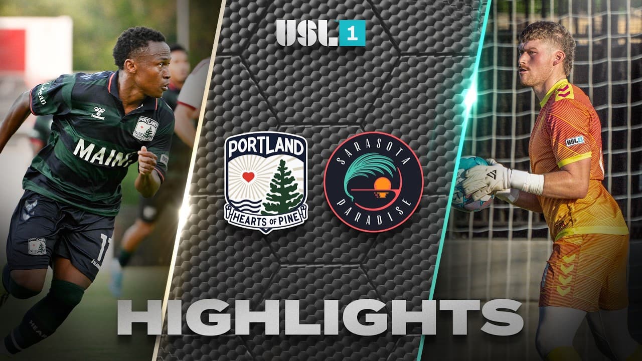 9.26.2026 | Portland Hearts of Pine vs. Sarasota Paradise - USL League One Game Highlights thumbnail