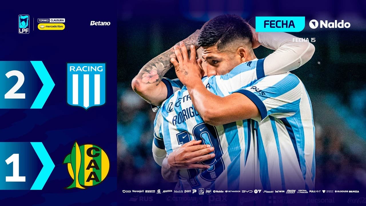 RACING 2 - 1 ALDOSIVI | Resumen del partido | #TorneoMercadoLibre Clausura 2026 🏆 thumbnail