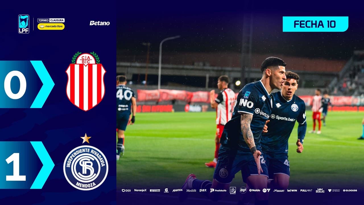 BARRACAS 0 - 1 INDEPENDIENTE RIVADAVIA | Resumen del partido | #TorneoMercadoLibre Clausura 2026 🏆 thumbnail