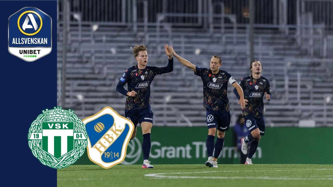 Västerås SK - Halmstads BK (1-2) | Höjdpunkter thumbnail