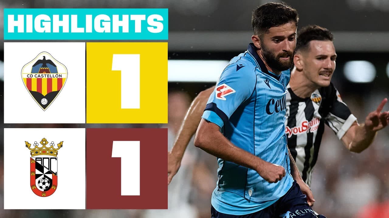 CD CASTELLÓN 1 - 1 AD CEUTA FC | RESUMEN LALIGA HYPERMOTION thumbnail