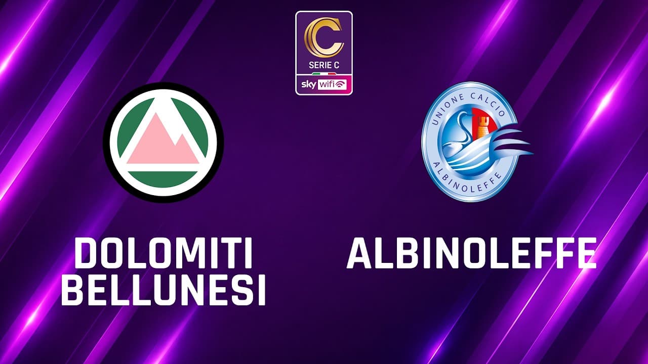 Dolomiti Bellunesi - Albinoleffe 0-0 | Gli Highlights | 4ª giornata di Serie C Sky Wifi 2026/2027 thumbnail