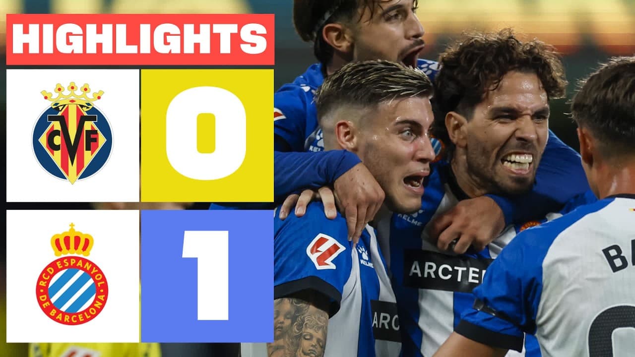 VILLARREAL CF 0 - 1 RCD ESPANYOL | HIGHLIGHTS LALIGA EA SPORTS thumbnail