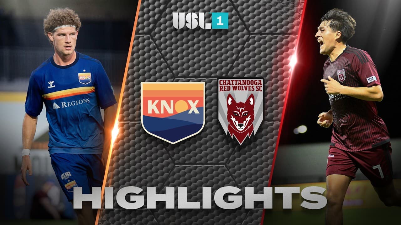 10.7.2026 | One Knoxville SC vs. Chattanooga Red Wolves SC - Game Highlights thumbnail