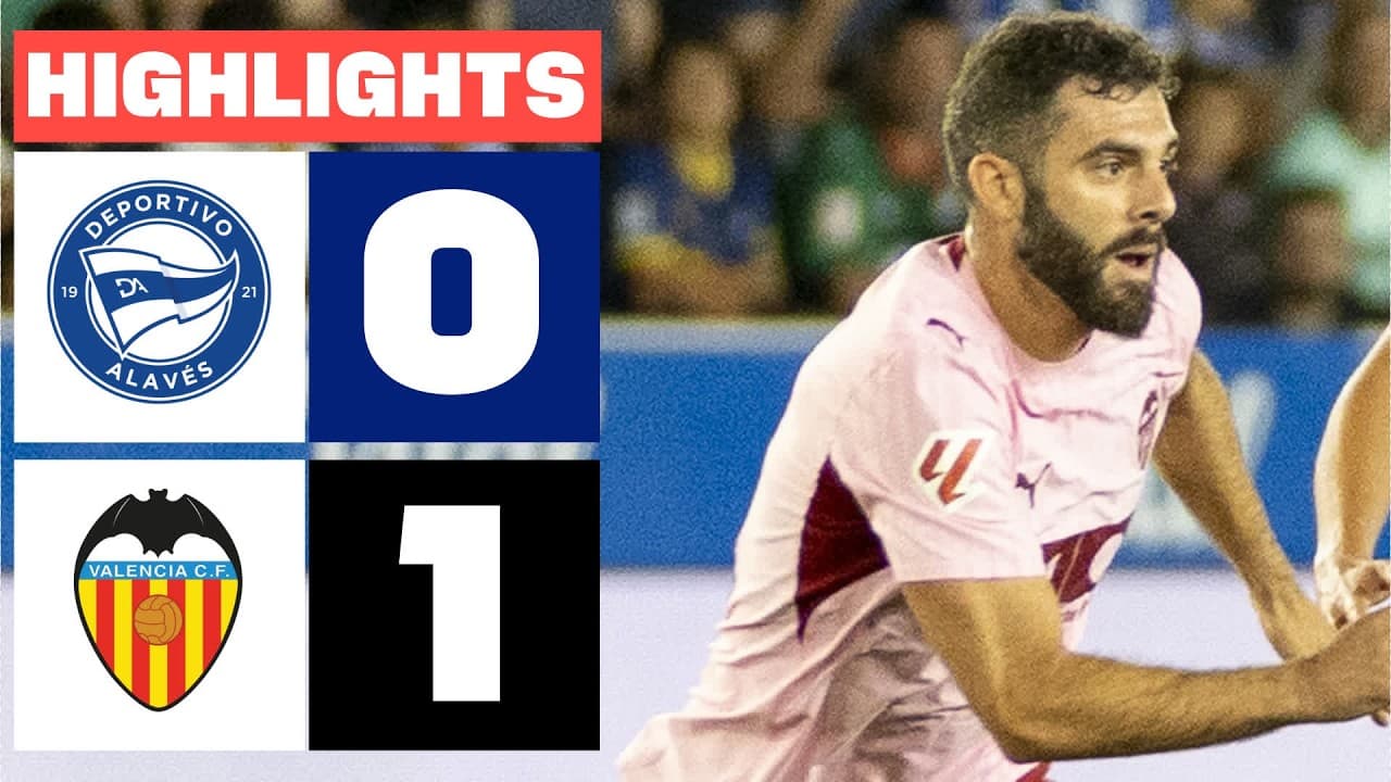 DEPORTIVO ALAVÉS 0 - 1 VALENCIA CF | HIGHLIGHTS LALIGA EA SPORTS thumbnail