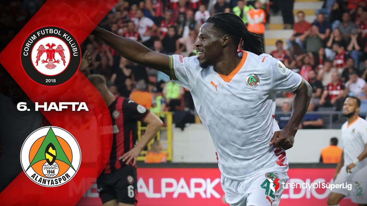 Çorum FK - Alanyaspor - Highlights/Özet | Trendyol Süper Lig - 2026/27 thumbnail