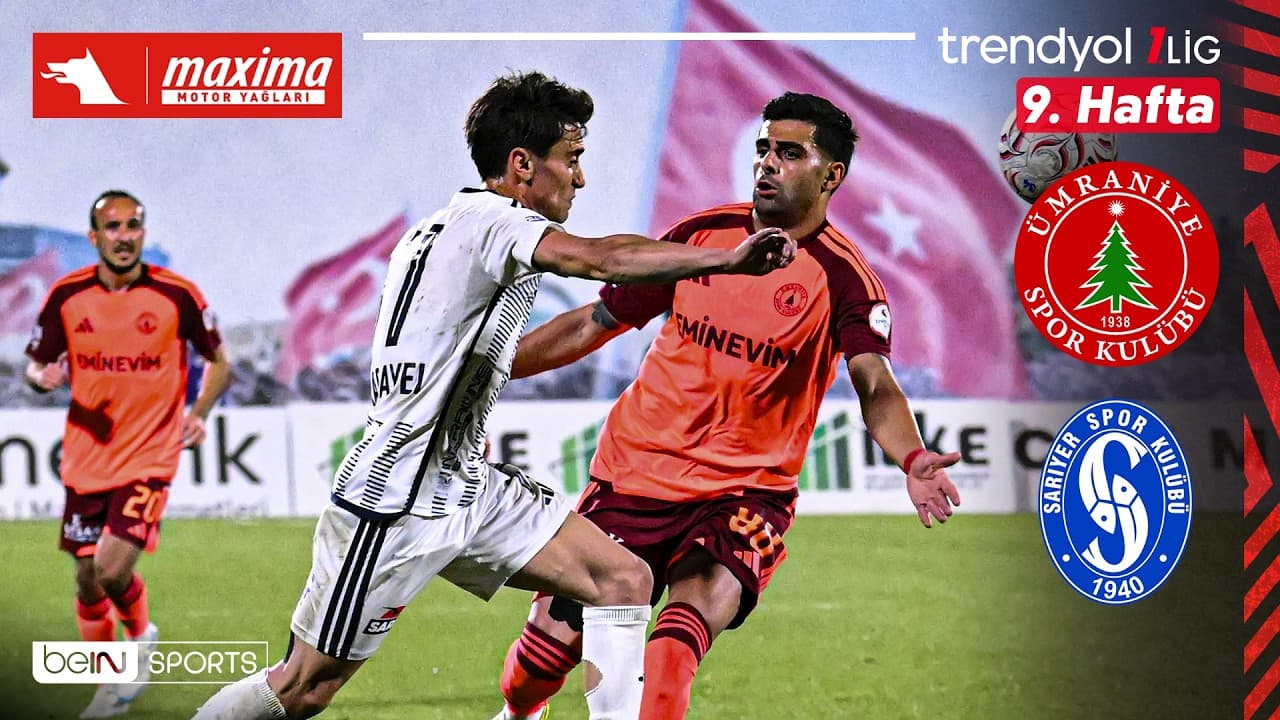 Ümraniyespor  - Sarıyer | 9. Hafta Maç ÖZETİ | Trendyol 1. Lig - 2026/27 thumbnail