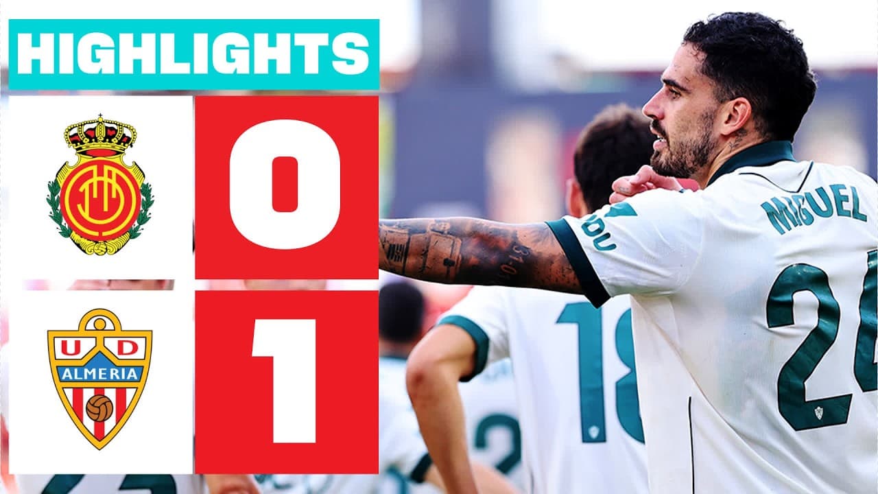 RCD MALLORCA 0 - 1 UD ALMERÍA | RESUMEN LALIGA HYPERMOTION thumbnail