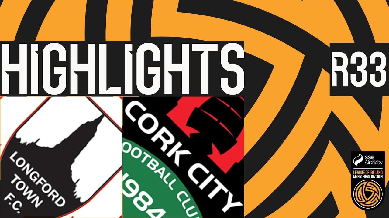 Longford Town 2-0 Cork City | SSE Airtricity Men's First Division | HIGHLIGHTS thumbnail