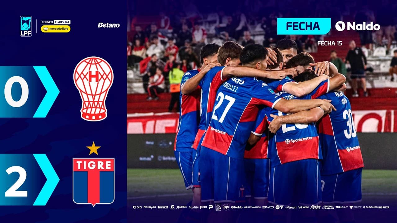 HURACÁN 0 - 2 TIGRE | Resumen del partido | #TorneoMercadoLibre Clausura 2026 🏆 thumbnail