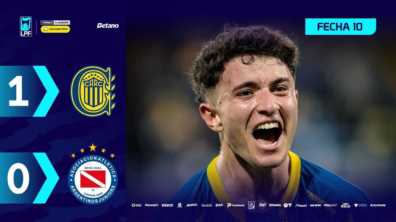 ROSARIO CENTRAL 1 - 0 ARGENTINOS | Resumen del partido | #TorneoMercadoLibre Clausura 2026 🏆 thumbnail