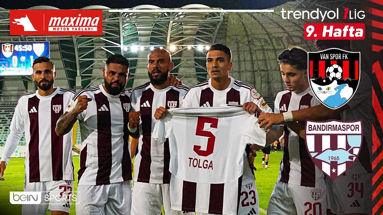 Vanspor - Bandırmaspor | 9. Hafta Maç ÖZETİ | Trendyol 1. Lig - 2026/27 thumbnail