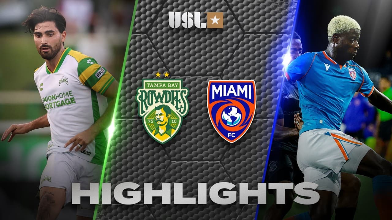 10.3.2026 | Tampa Bay Rowdies vs. Miami FC - USL Championship Game Highlights thumbnail