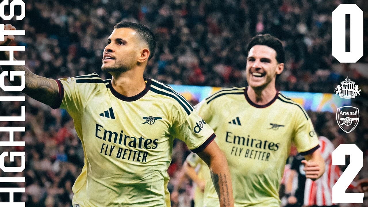 BRUNO GUIMAERES SCREAMER & DAVID RAYA HEROICS | HIGHLIGHTS | Sunderland vs Arsenal (0-2) | PL thumbnail