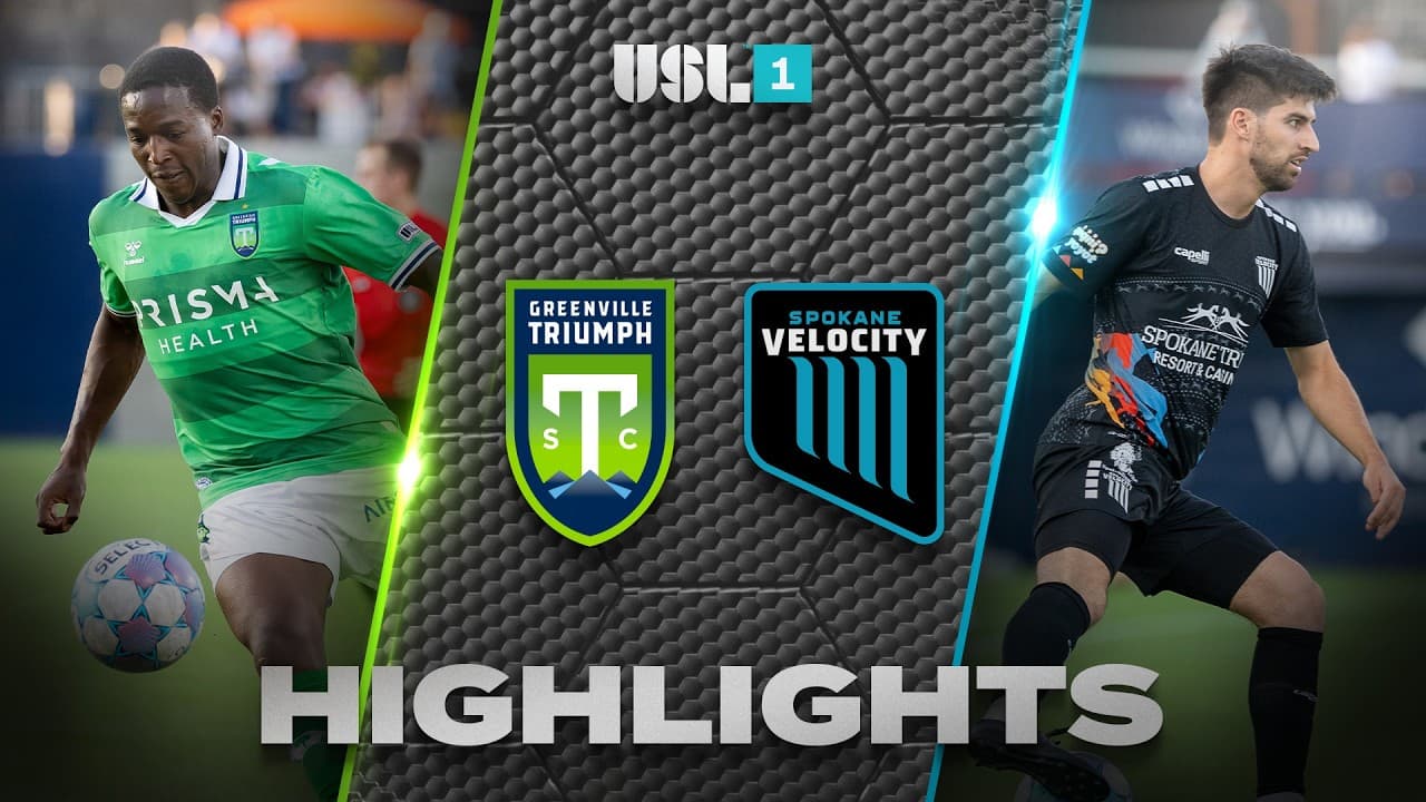 10.14.2026 | Greenville Triumph SC vs. Spokane Velocity FC - Game Highlights thumbnail