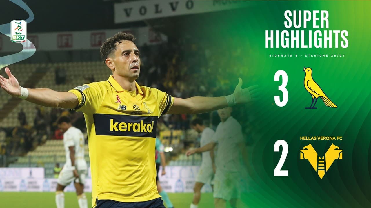 Modena-Hellas Verona 3-2 | SUPER HIGHLIGHTS | Serie BKT thumbnail
