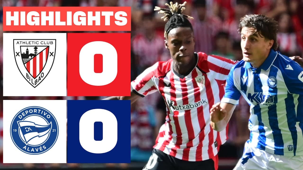 ATHLETIC CLUB 0 - 0 DEPORTIVO ALAVÉS | HIGHLIGHTS LALIGA EA SPORTS thumbnail
