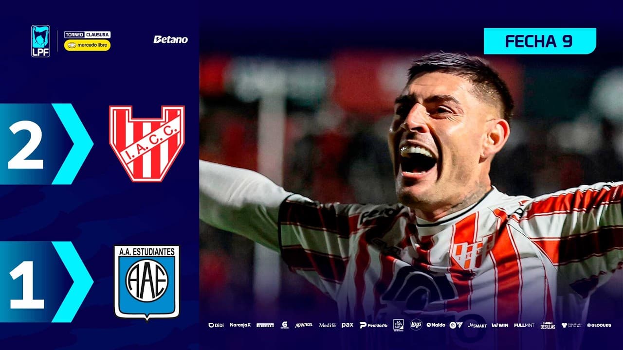 INSTITUTO 2 - 1 ESTUDIANTES RC | Resumen del partido | #TorneoMercadoLibre Clausura 2026 🏆 thumbnail