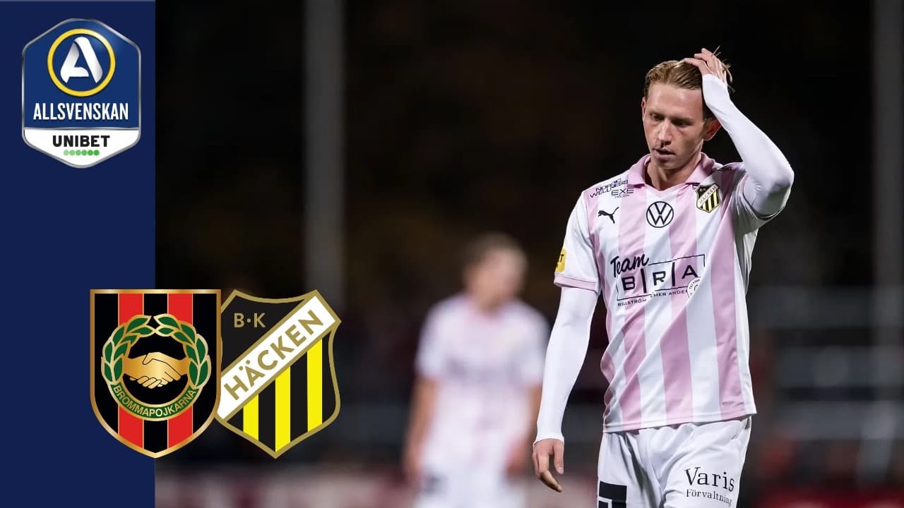 IF Brommapojkarna - BK Häcken (0-0) | Höjdpunkter thumbnail