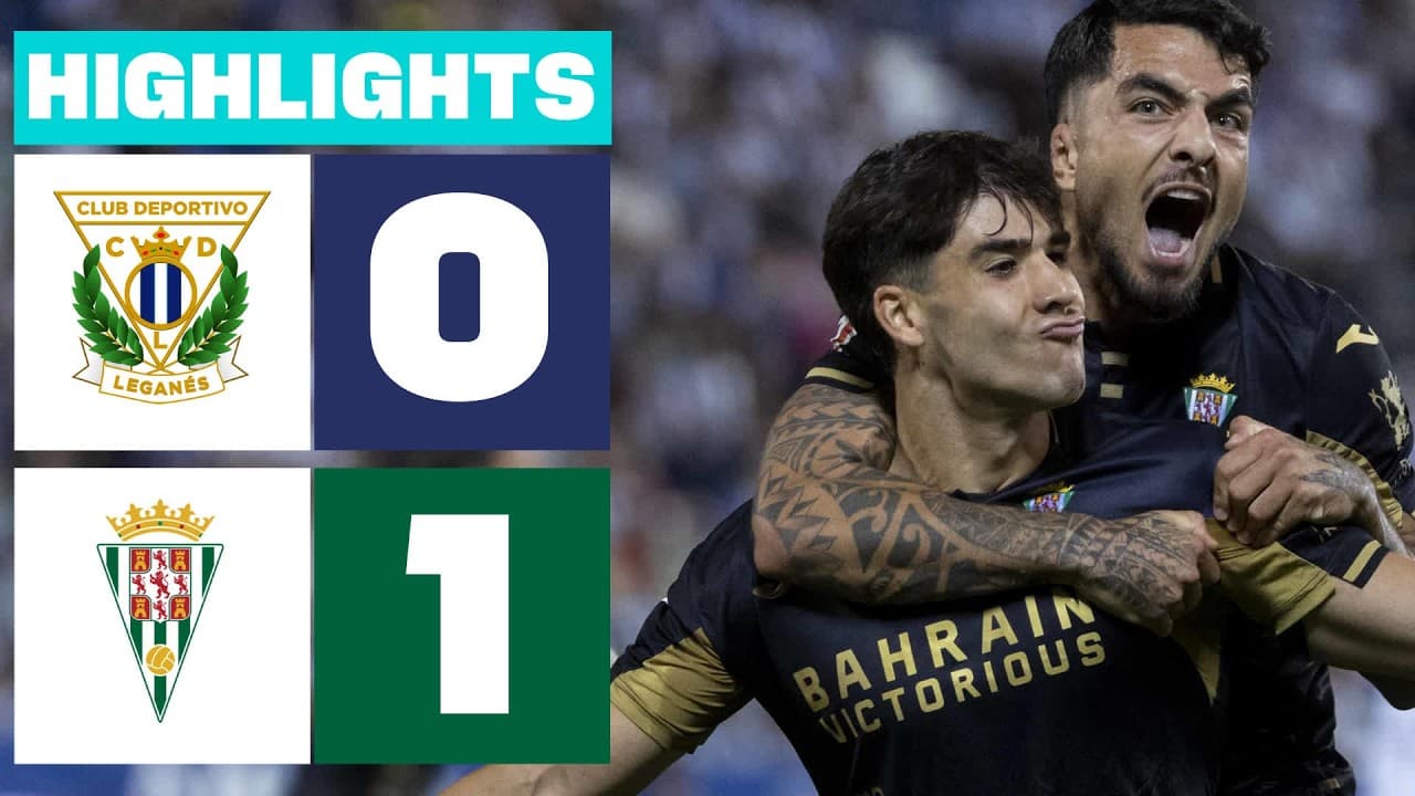 CD LEGANÉS 0 - 1 CÓRDOBA CF | RESUMEN LALIGA HYPERMOTION thumbnail