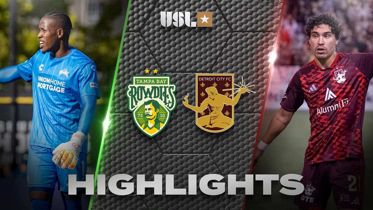 10.17.2026 | Tampa Bay Rowdies vs. Detroit City FC - USL Championship Game Highlights thumbnail