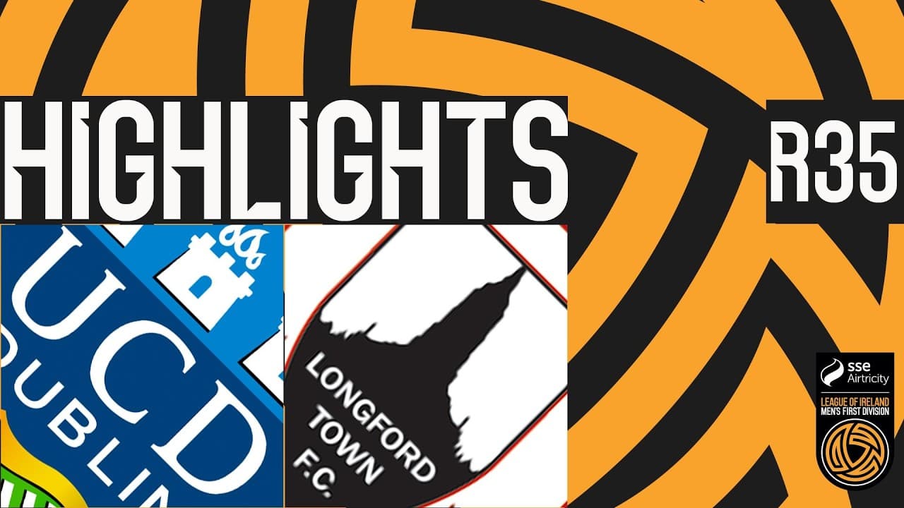 UCD 1-1 Longford Town | SSE Airtricity Men's First Division Highlights thumbnail