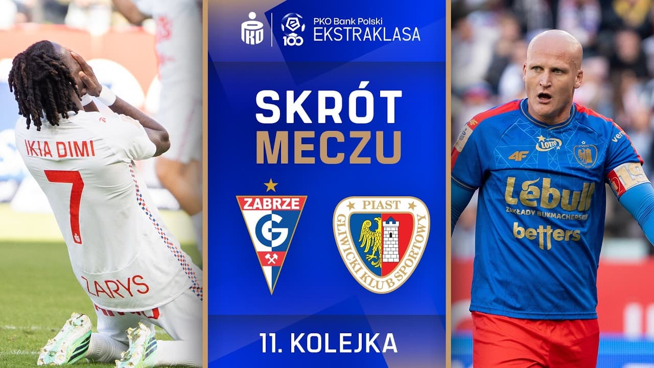 Górnik Zabrze - Piast Gliwice | SKRÓT | Ekstraklasa 2026/27 thumbnail