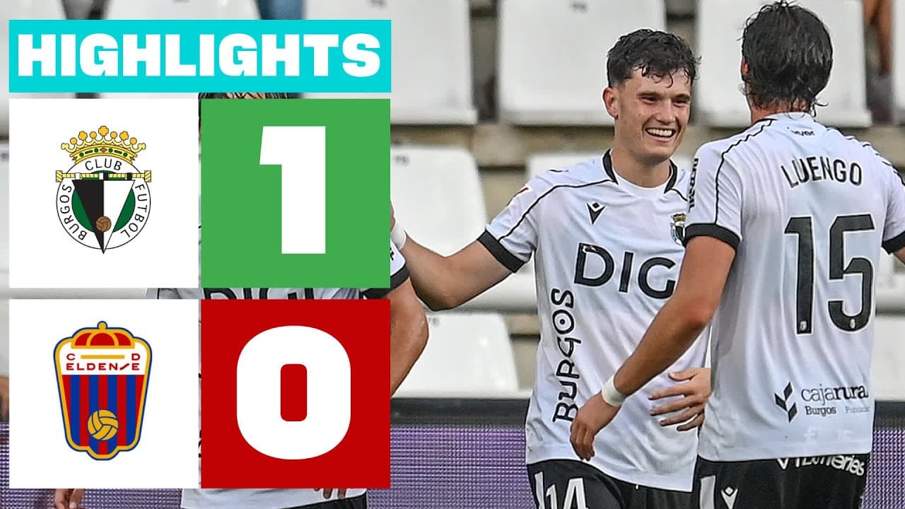 BURGOS CF 1 - 0 CD ELDENSE | RESUMEN LALIGA HYPERMOTION thumbnail