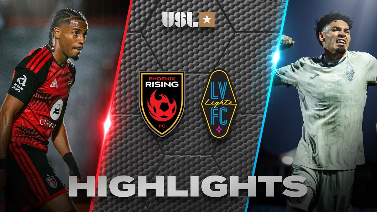 10.10.2026 | Phoenix Rising FC vs. Las Vegas Lights FC - USL Championship Game Highlights thumbnail