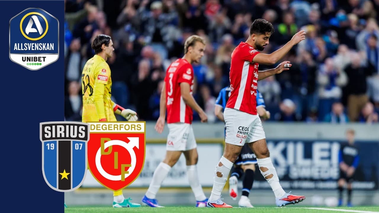 IK Sirius - Degerfors IF (2-0) | Höjdpunkter thumbnail
