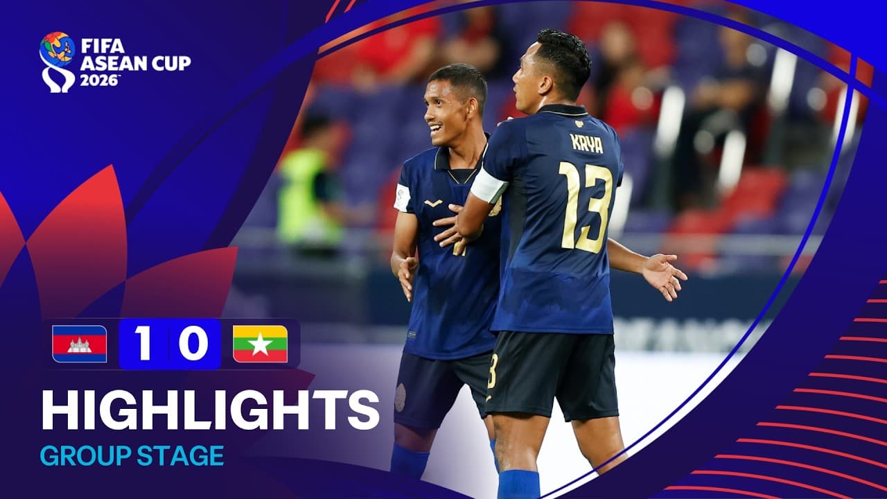 HIGHLIGHTS | Cambodia vs Myanmar | FIFA ASEAN Cup 2026™ thumbnail