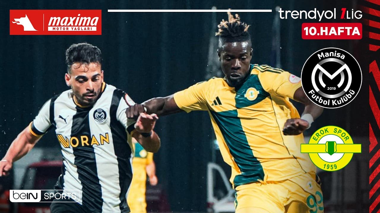 Manisa FK - Esenler Erokspor | 10. Hafta Maç ÖZETİ | Trendyol 1. Lig - 2026/27 thumbnail