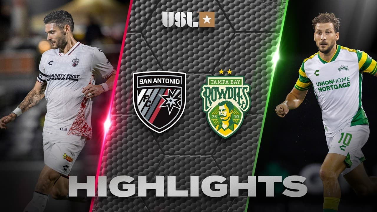 9.26.2026 | San Antonio FC vs. Tampa Bay Rowdies - USL Championship Game Highlights thumbnail