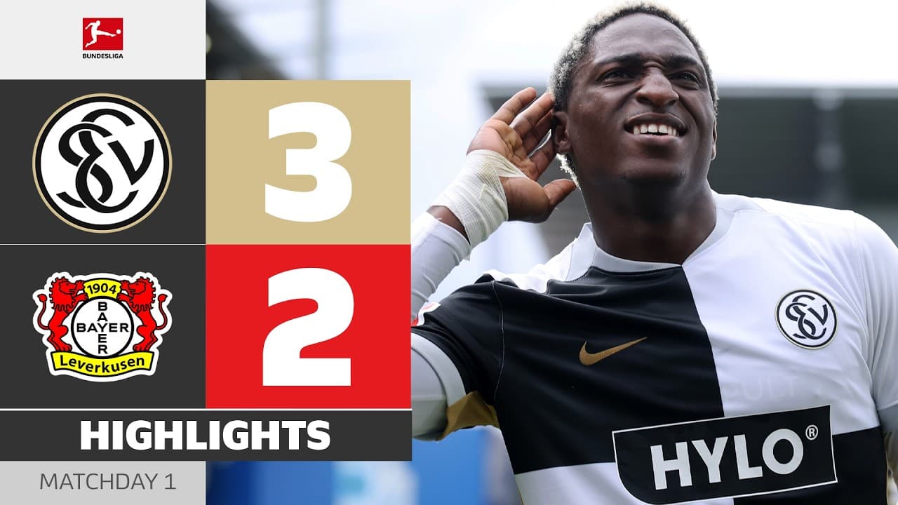 WHAT A DEBUT! | SV ELVERSBERG - BAYER 04 LEVERKUSEN | Highlights | Matchday 1 – Bundesliga 2026/27 thumbnail