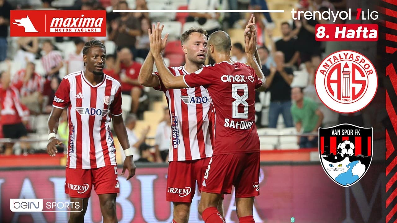 Antalyaspor - Vanspor FK | 8. Hafta Maç ÖZETİ | Trendyol 1. Lig - 2026/27 thumbnail