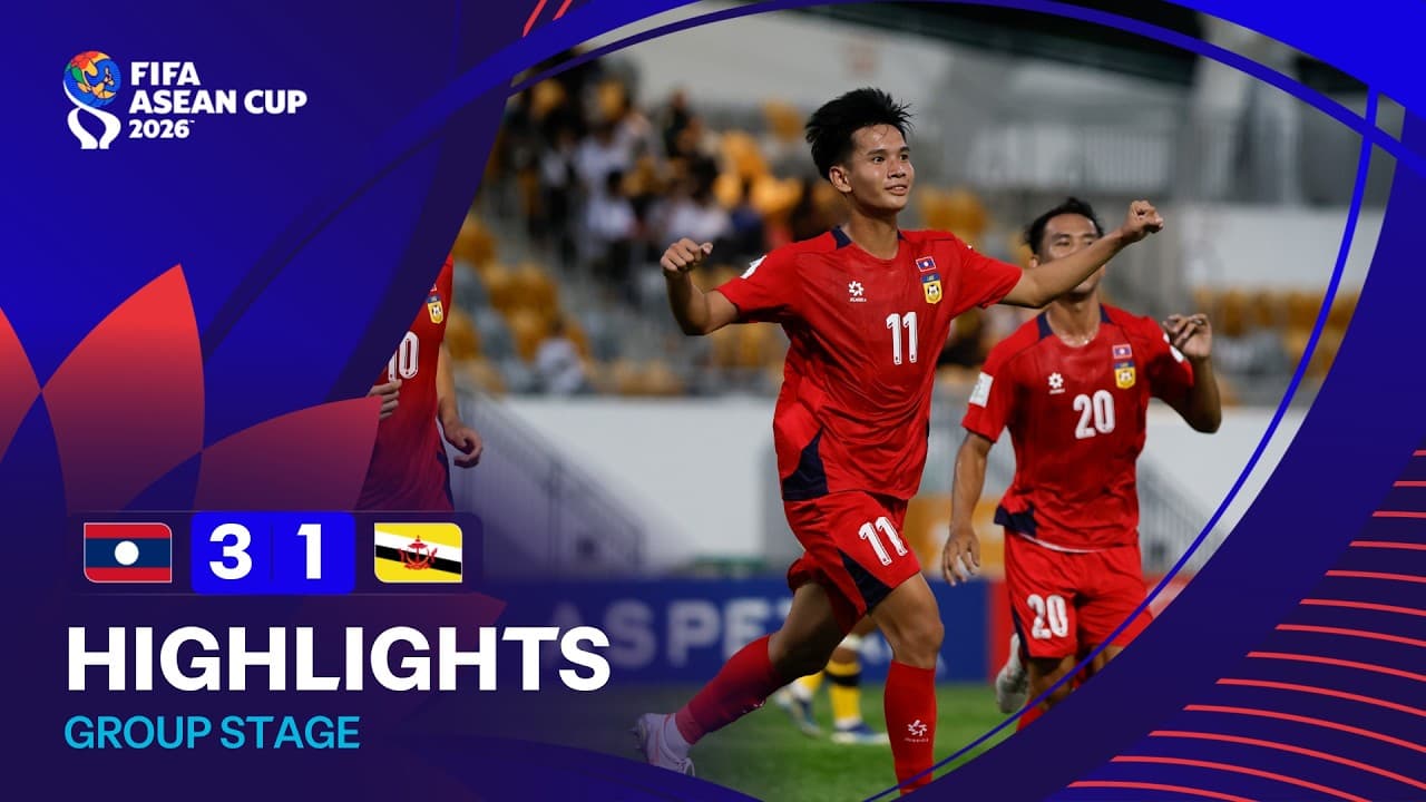 HIGHLIGHTS | Laos vs Brunei Darussalam | FIFA ASEAN Cup 2026™ thumbnail