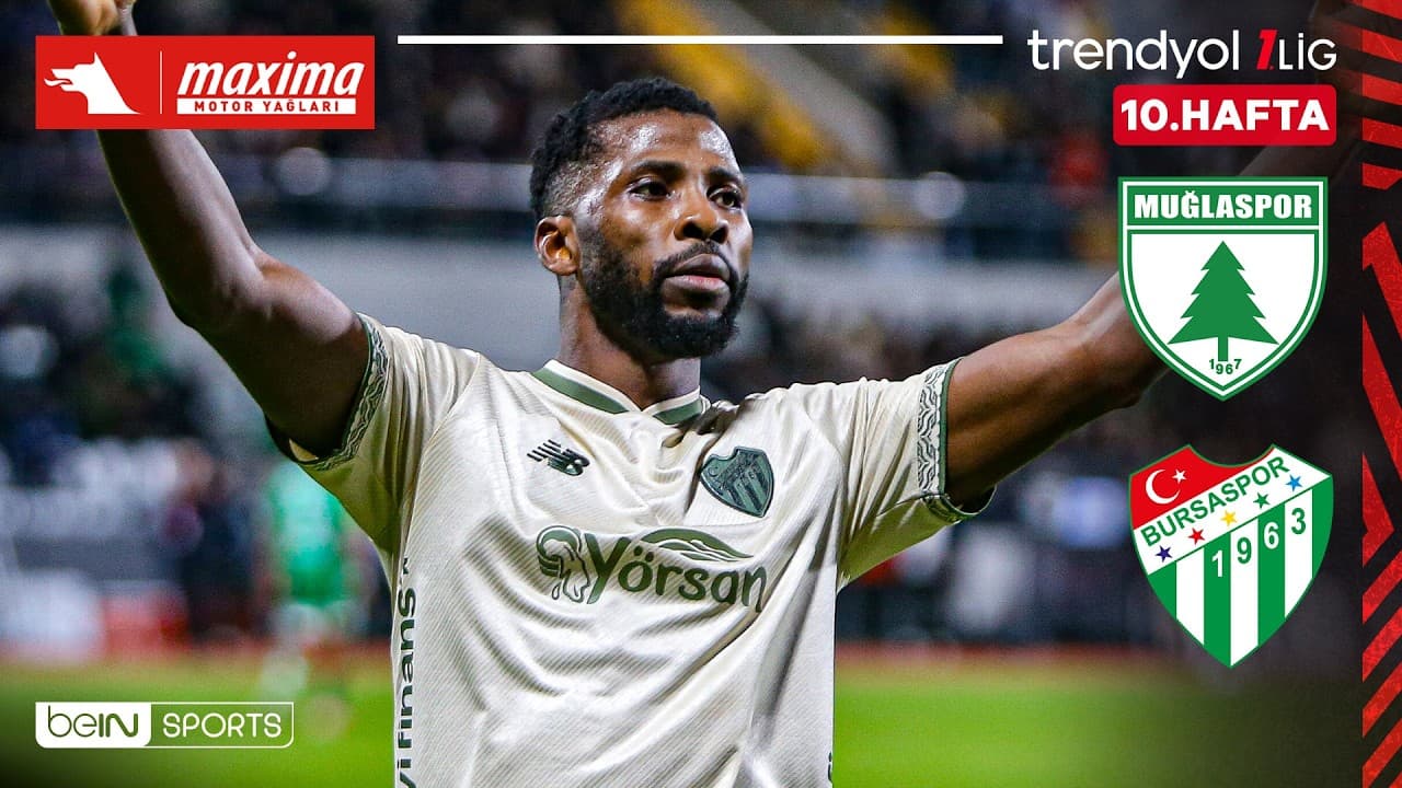 Muğlaspor - Bursaspor | 10. Hafta Maç ÖZETİ | Trendyol 1. Lig - 2026/27 thumbnail