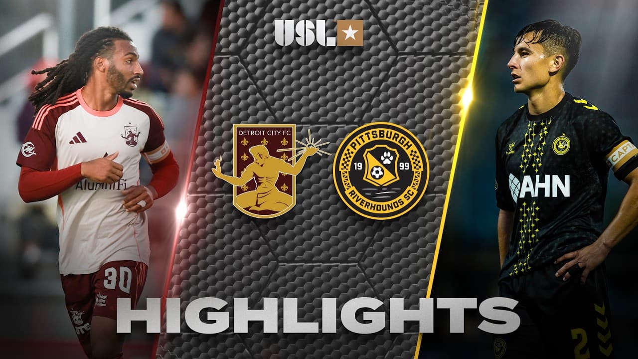 9.19.2026 | Detroit City FC vs. Pittsburgh Riverhounds SC - USL Championship Game Highlights thumbnail