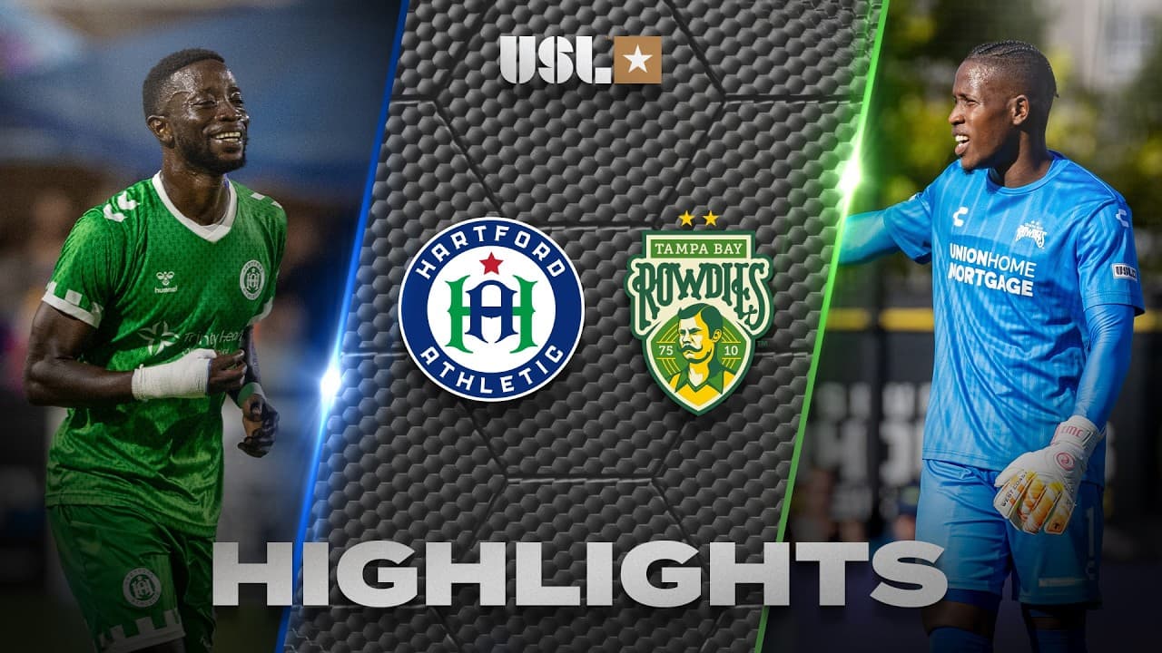 9.12.2026 | Hartford Athletic vs. Tampa Bay Rowdies - Game Highlights thumbnail