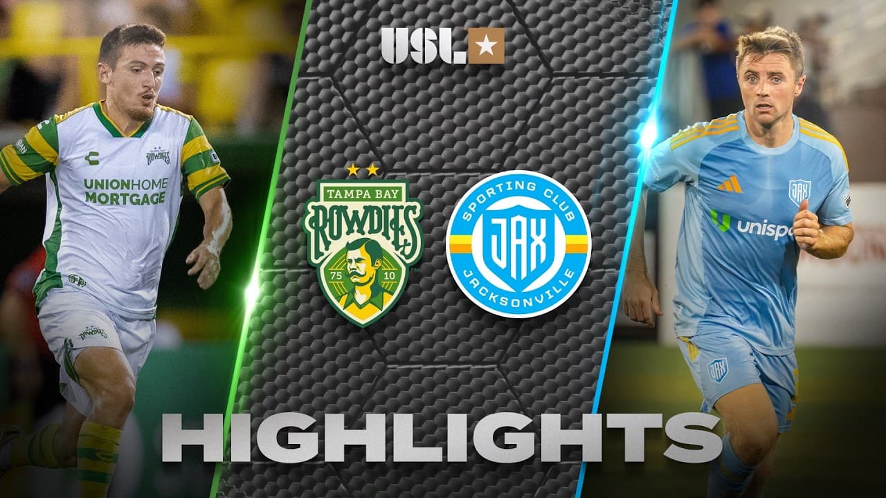 10.24.2026 | Tampa Bay Rowdies vs. Sporting JAX - USL Championship Game Highlights thumbnail