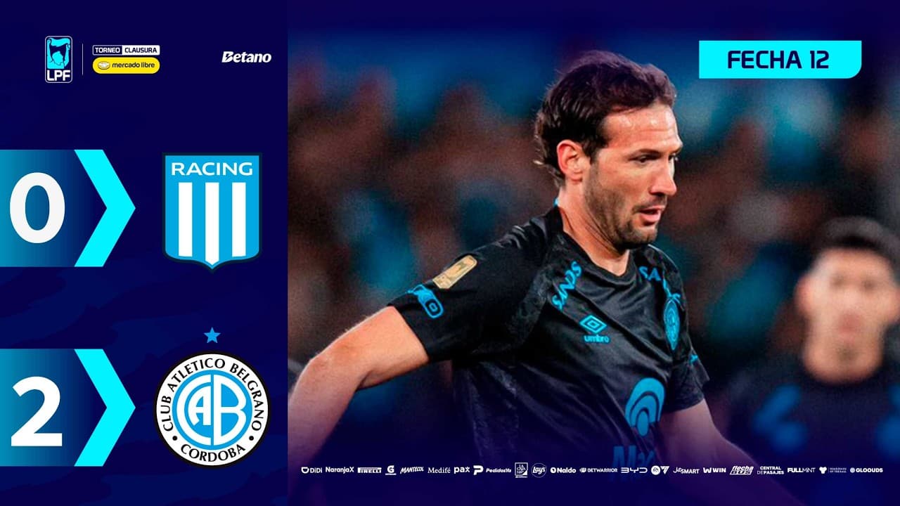RACING 0 - 2 BELGRANO | Resumen del partido | #TorneoMercadoLibre Clausura 2026 🏆 thumbnail