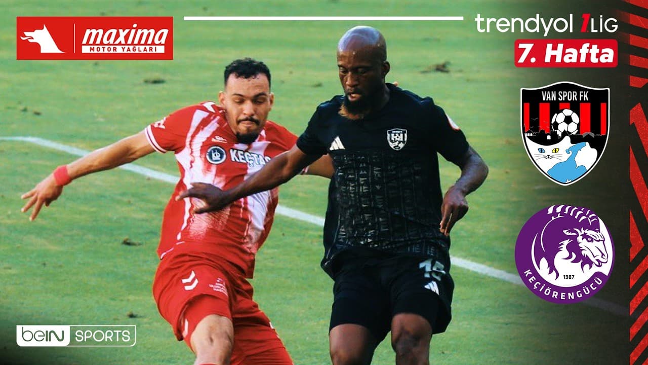 Vanspor FK - Keçiörengücü | 7. Hafta Maç ÖZETİ | Trendyol 1. Lig - 2026/27 thumbnail