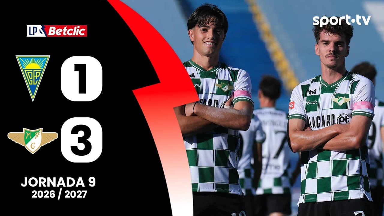 Resumo: Estoril 1-3 Moreirense - Liga Portugal Betclic | sport tv thumbnail