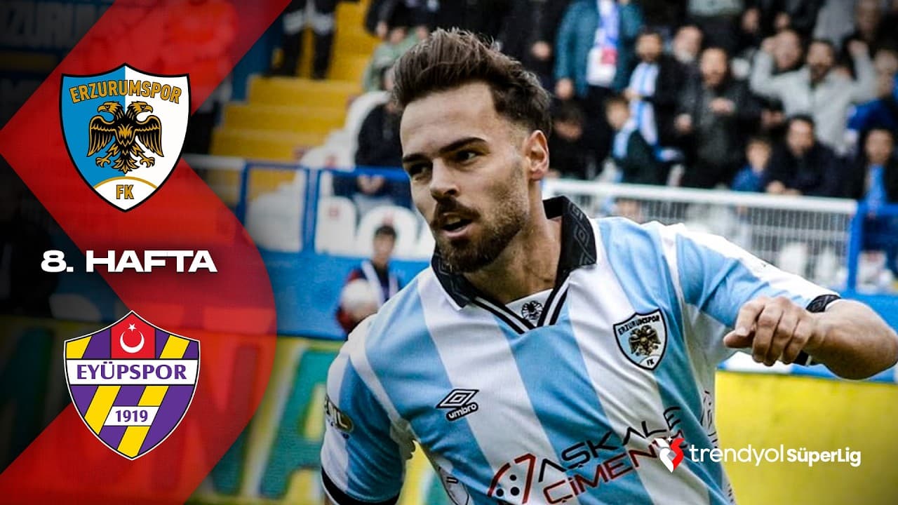 Erzurumspor FK - Eyüpspor - Highlights/Özet | Trendyol Süper Lig - 2026/27 thumbnail