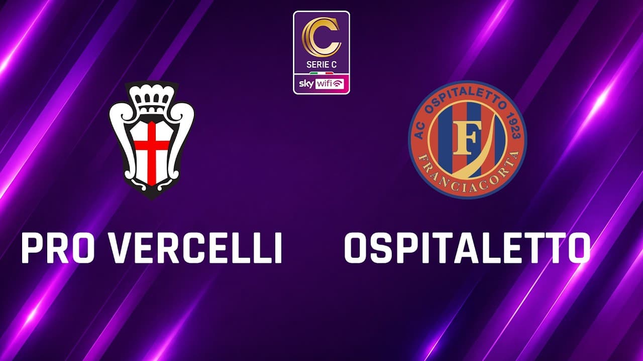 Pro Vercelli - Ospitaletto 2-1 | Gli Highlights | 11ª giornata di Serie C Sky Wifi 2026/2027 thumbnail
