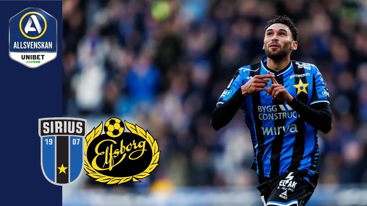 IK Sirius - IF Elfsborg (2-2) | Höjdpunkter thumbnail