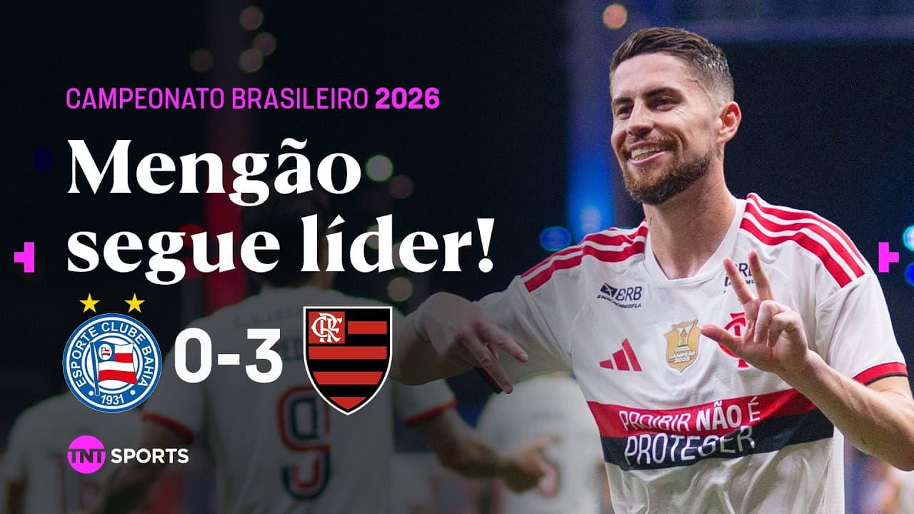 PAQUETÁ MARCA GOLAÇO E MENGÃO SEGUE LÍDER! BAHIA 0X3 FLAMENGO | MELHORES MOMENTOS thumbnail