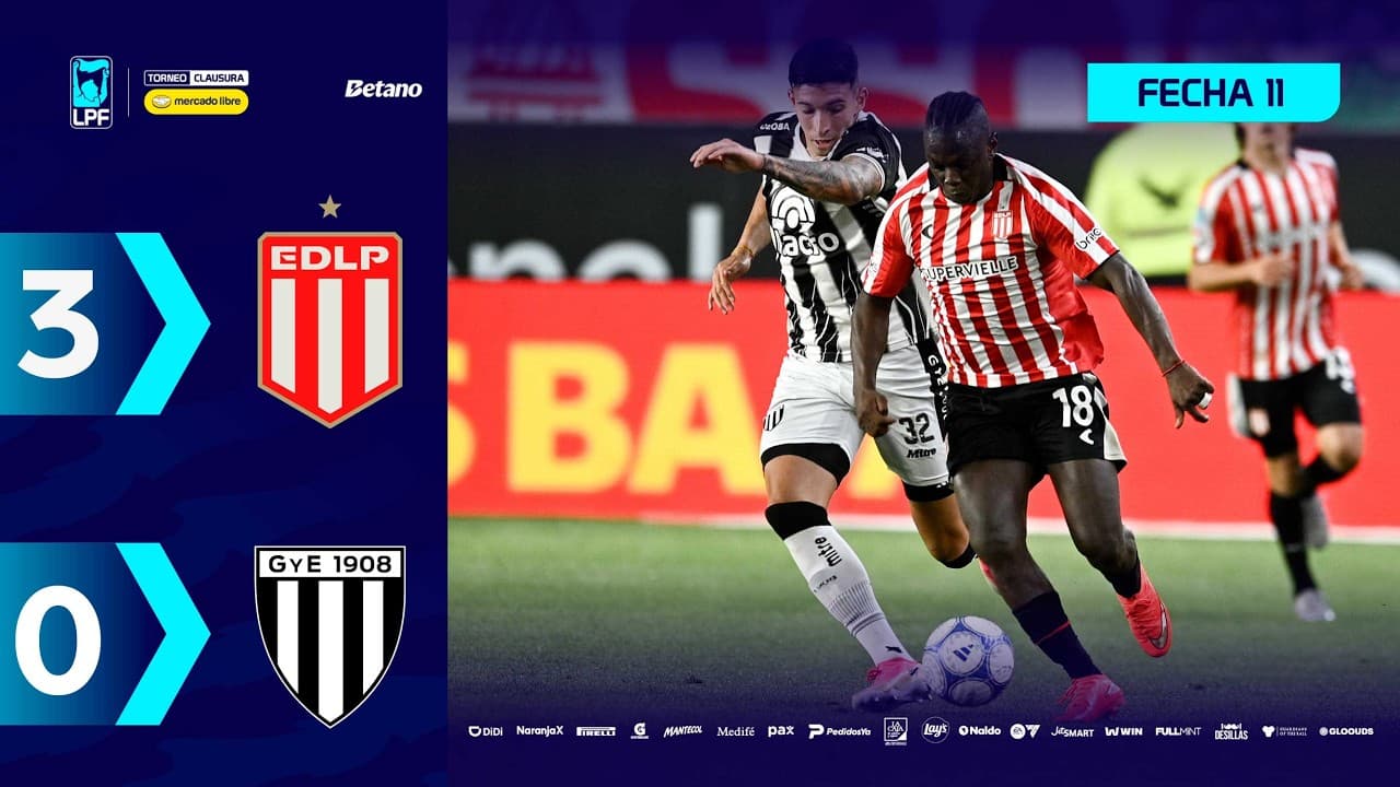 ESTUDIANTES 3 - 0 GIMNASIA DE MENDOZA | Resumen del partido | #TorneoMercadoLibre Clausura 2026 🏆 thumbnail