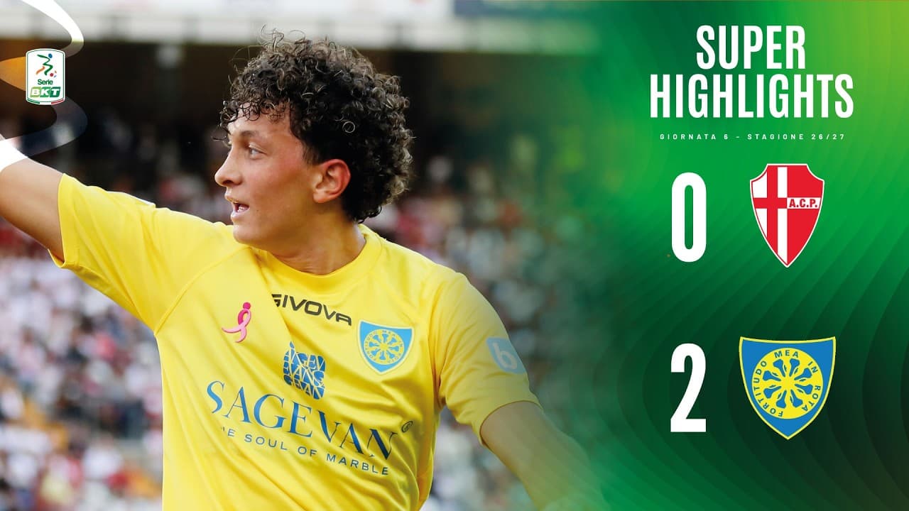 Padova-Carrarese 0-2 | SUPER HIGHLIGHTS | Serie BKT thumbnail